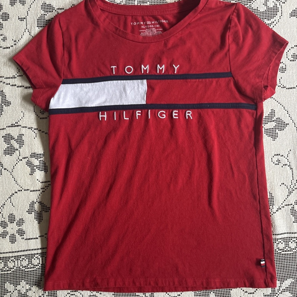 Tommy Hilfiger Classic T Shirt Top Womens - Size M Pullover Y2K